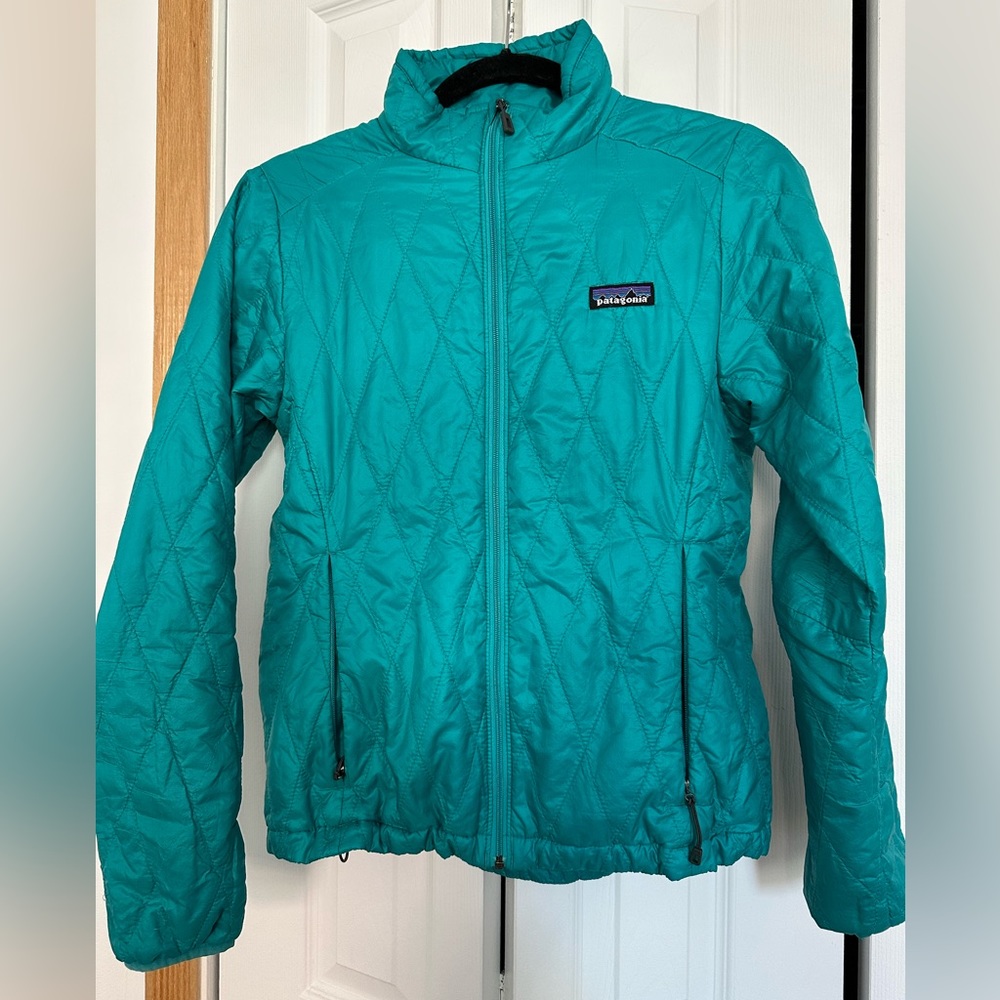 Patagonia Women’s Nano-Puff Jacket, Teal, XS